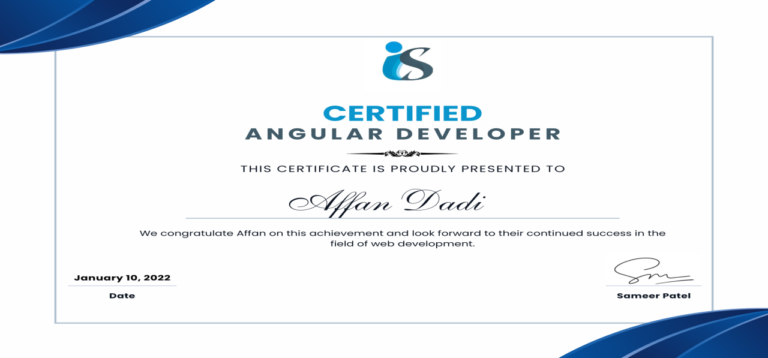 Angular Certified