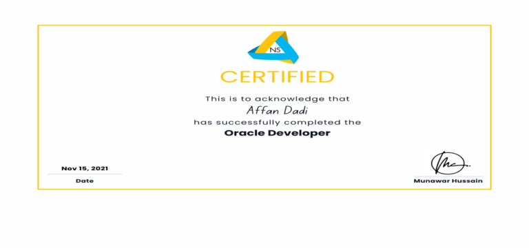 Oracle Certified